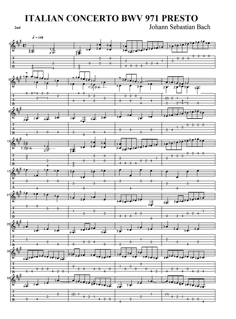 ���n���E�[�o�X�e�B�A���E�o�b�n�@�C�^���A���t�� BWV 971 �v���X�g 2nd