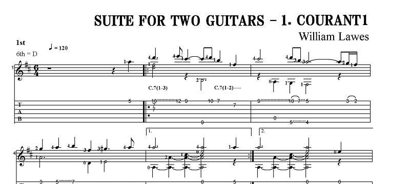 �E�B���A���E���E�Y�@��̃M�^�[�̂��߂̑g�ȁ@1.�R�����g1�@1st