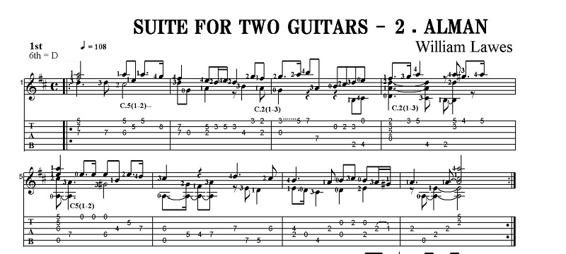 �E�B���A���E���E�Y�@��̃M�^�[�̂��߂̑g�ȁ@2.�A���}���@1st