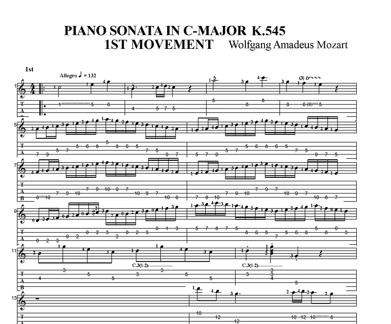 ���[�c�@���g�@�s�A�m�\�i�^�@�n�����@K.545�@���y�́@1st